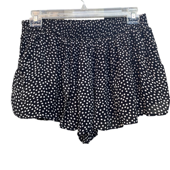 Ganni  polka dot shorts black / white pants size L - Picture 8 of 10